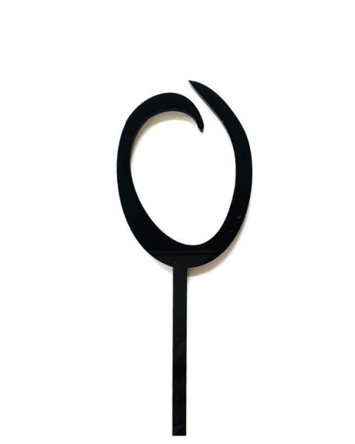 Acrylic Number 0 – Black