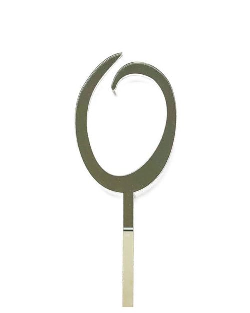 Acrylic Number 0 – Silver