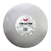 12MM Silver Cake Drum 10″