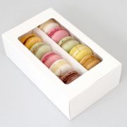 Window Macaron Box – 12 Macarons
