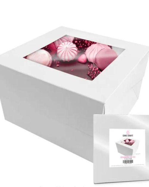 12″ Tall Window Cake Box – 14″