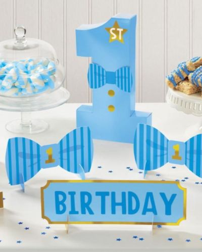 1st Birthday Boy Table Dec Kit