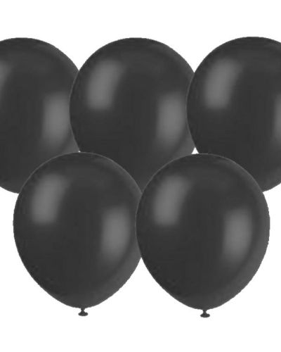 Black Balloons 25pk