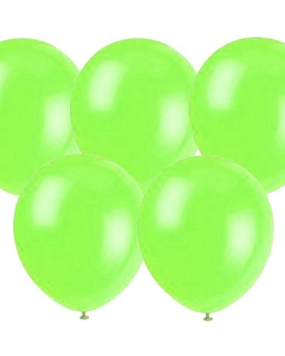 25PK Balloons – Lime Green