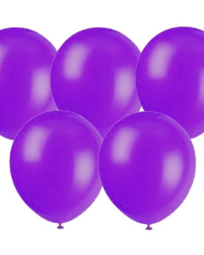 25PK Balloons – Purple
