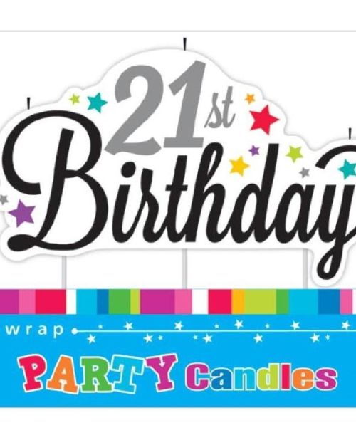 21st Birthday Candle