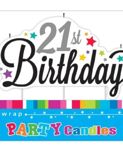 21st Birthday Candle