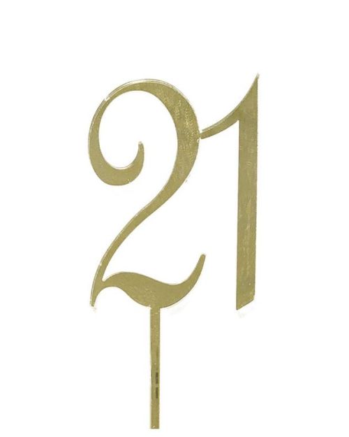 Acrylic Number 21 – Gold
