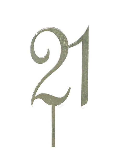 Acrylic Number 21 – Silver