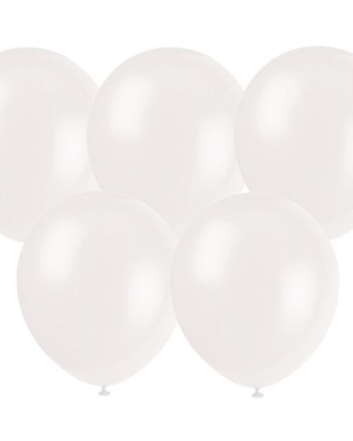 25pk Balloons – Standard White