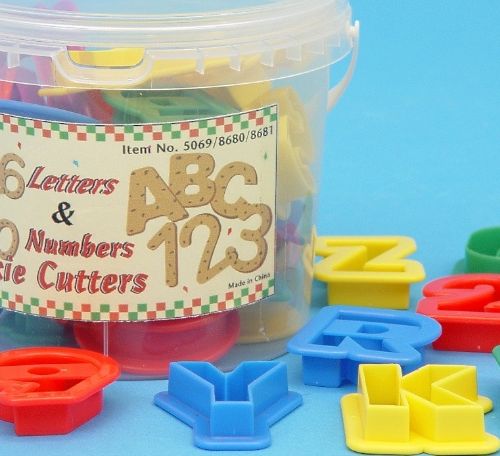 Alphabet & Number Cookie Cutter Set