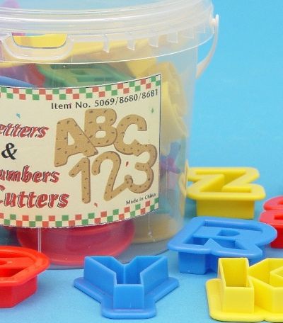 Alphabet & Number Cookie Cutter Set