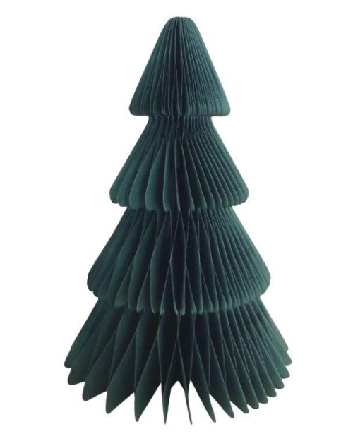 35cm Christmas Honeycomb Tree Green