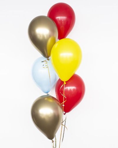 Plain Balloon Mix – Carnival 6pk