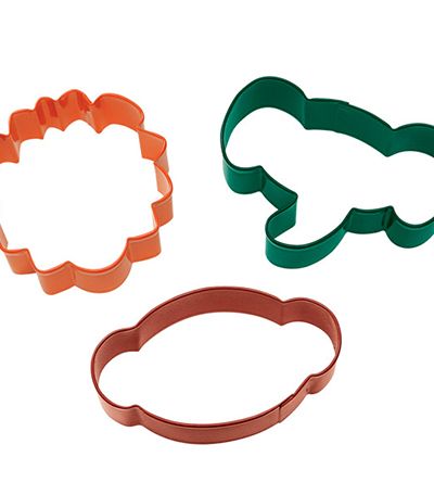 Wilton 3pc Jungle Pals Cookie Cutter Set