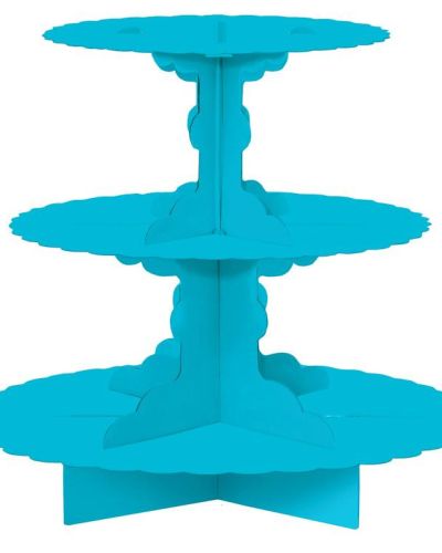 3 Tier Cupcake Stand – Blue