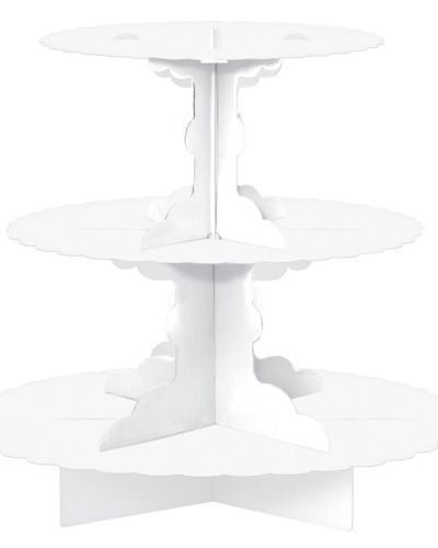 3 Tier Cupcake Stand – White