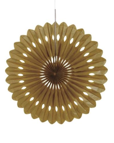 Decorative Fan 40cm – Gold