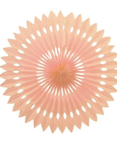 Decorative Fan 40cm – Peach