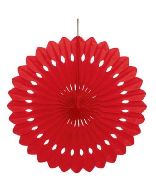 Decorative Fan 40cm – Red