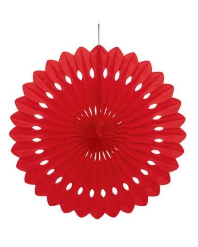 Decorative Fan 40cm – Red