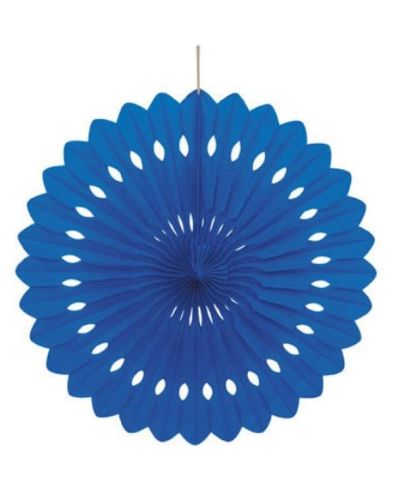 Decorative Fan 40cm – Royal Blue