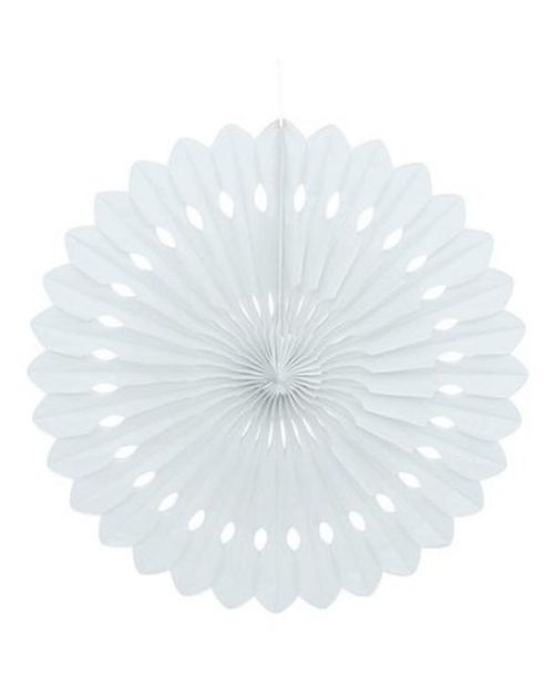 Decorative Fan 40cm – White