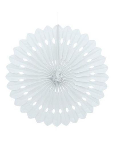 Decorative Fan 40cm – White