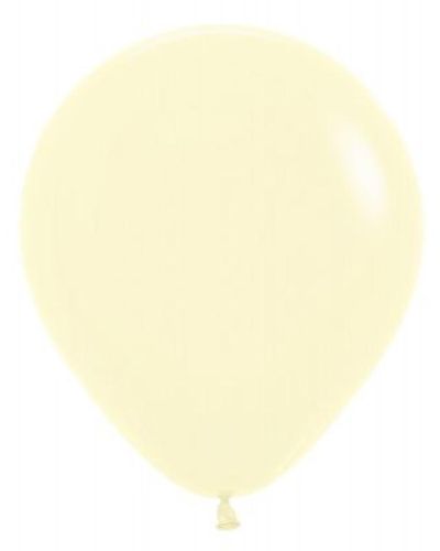 45cm Balloon – Pastel Matte Yellow