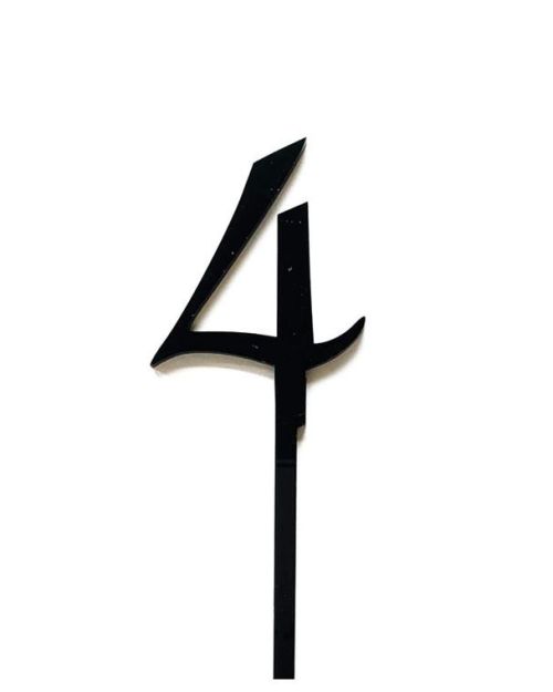 Acrylic Number 4 – Black