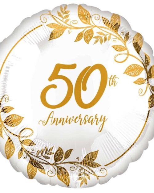 50th Anniversary Foil Balloon