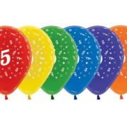 1st Birthday Balloon Tropical