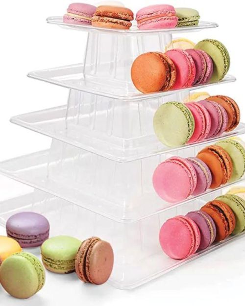 5 Tier Square Macaron Stand