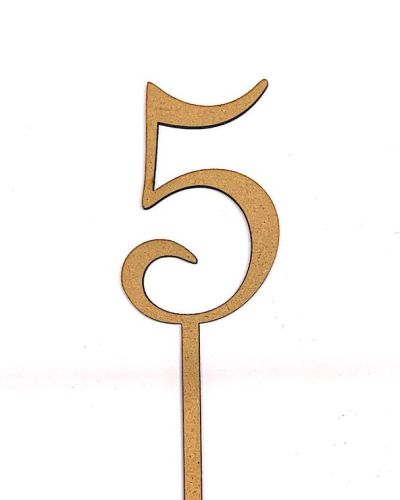 Wooden Number – 5
