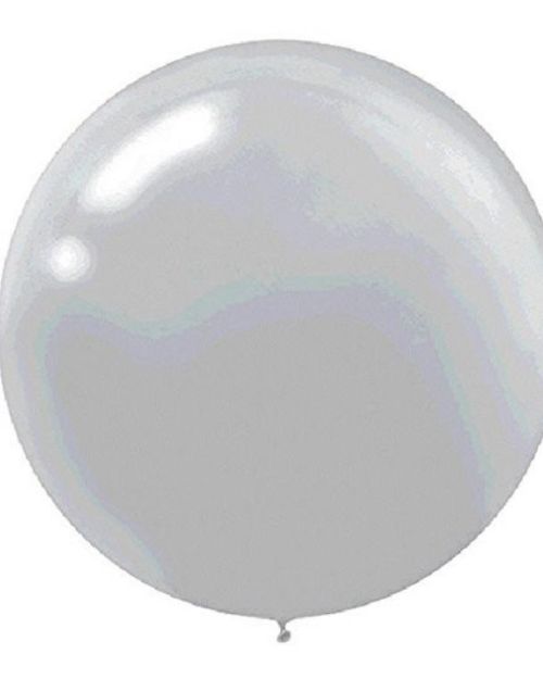 60cm Balloon – Metallic Silver