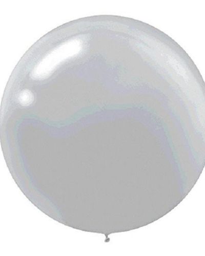 60cm Balloon – Metallic Silver