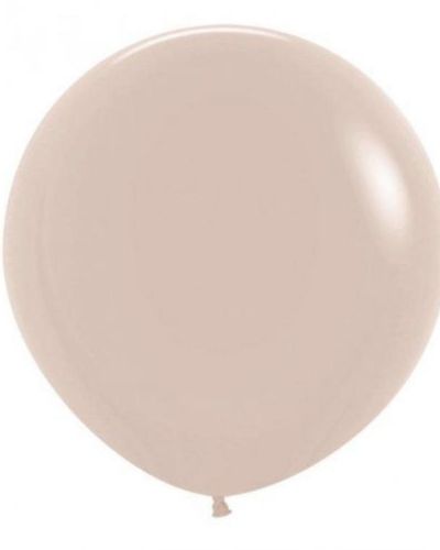 60cm Balloon – White Sand