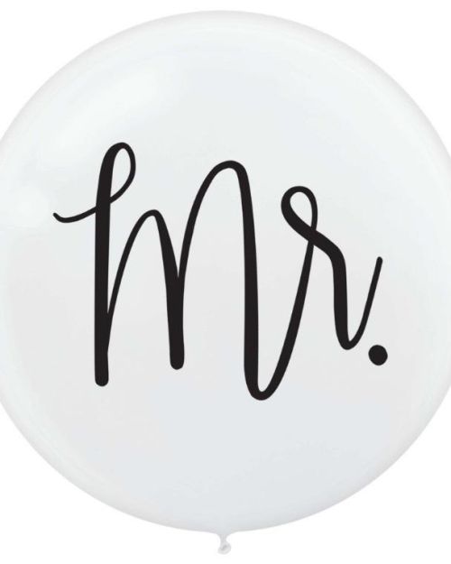 60cm Balloons – Mr & Mrs