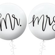60cm Balloons – Mr & Mrs