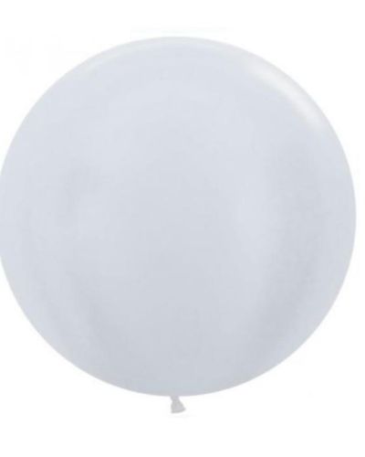 60cm Balloon – Pearl White