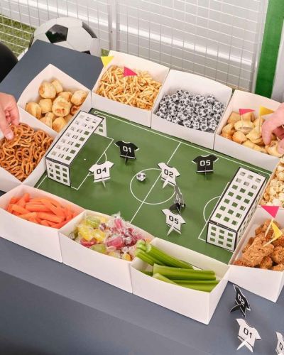 Kick Off Party Treat Stand