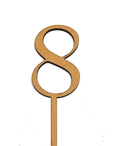 Wooden Number – 8