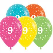 1st Birthday Balloon Tropical