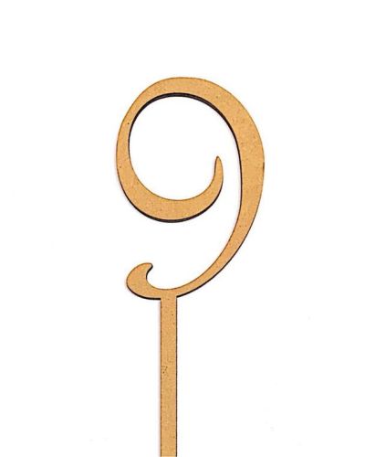 Wooden Number – 9
