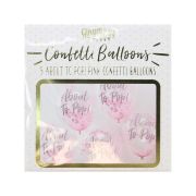 About to Pop Pink Confetti Balloons 5pk
