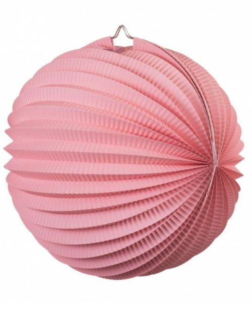 Accordion Lantern 25cm – Classic Pink