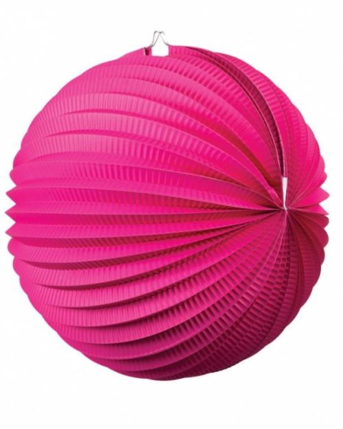 Accordion Lantern 25cm – Hot Pink
