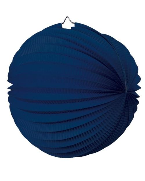 Accordion Lantern 25cm – Navy Blue