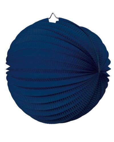 Accordion Lantern 25cm – Navy Blue