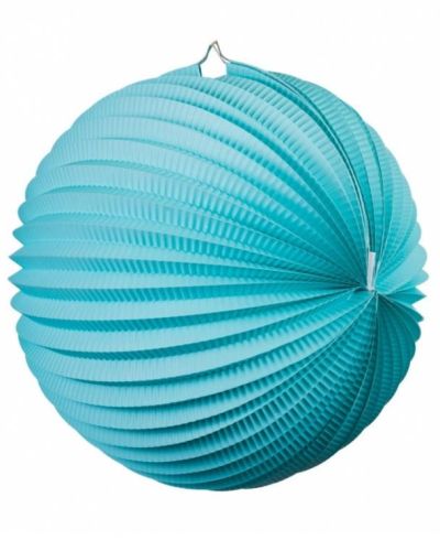 Accordion Lantern 25cm – Pastel Blue